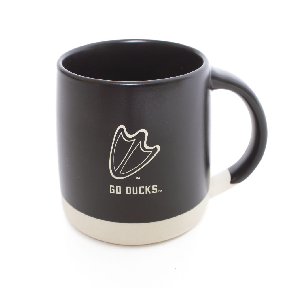 Go Ducks, Neil, Black, Traditional Mugs, Ceramic, Home & Auto, 12 ounce, Non-glazed, 708102